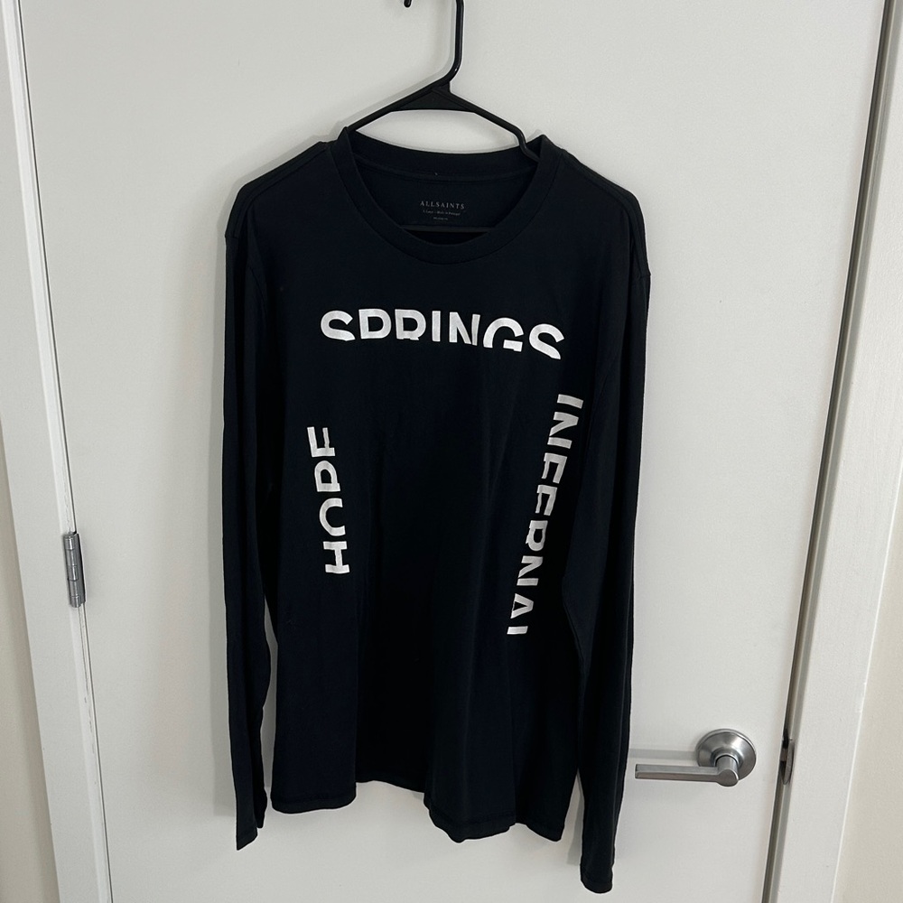 Allsaints Long Sleeve Graphic Tee